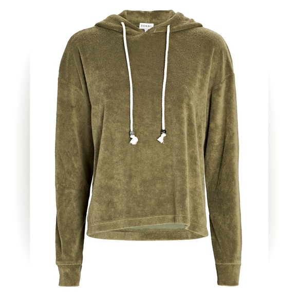DONNI Terry Hooded Sweatshirt Size M